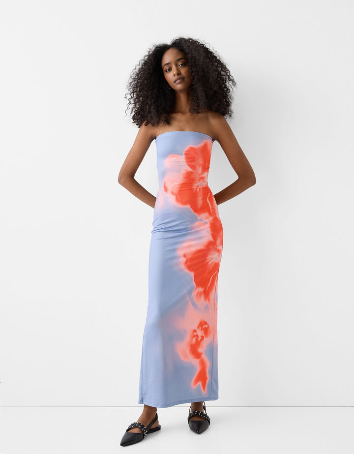 Lotus Bandeau Flower Dress Holiday vibes DRESS/ATELIER 