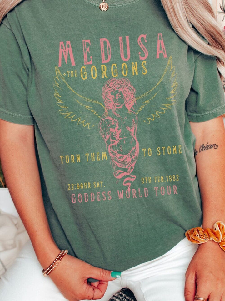 Medusa Vintage T-shirt T-Shirt JURKJESBOETIEK Green XS 