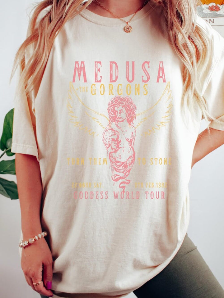 Medusa Vintage T-shirt T-Shirt JURKJESBOETIEK Beige XS 