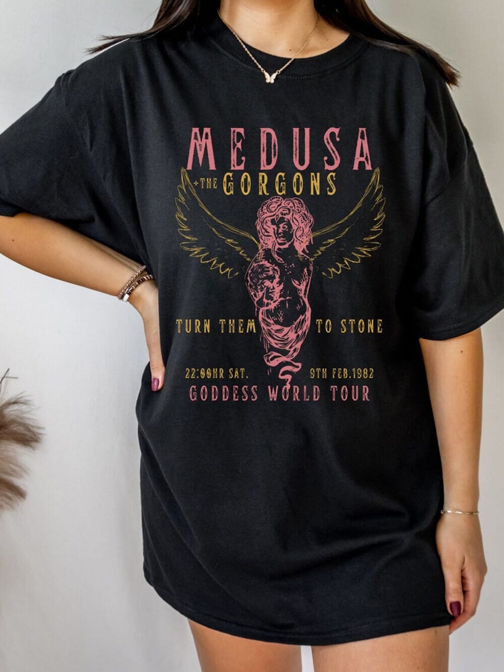 Medusa Vintage T-shirt T-Shirt JURKJESBOETIEK Black XS 