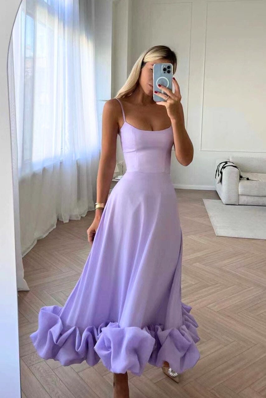 Lauren Graceful Elegant Dress SOPHIE/CLAIRE Lilac S 