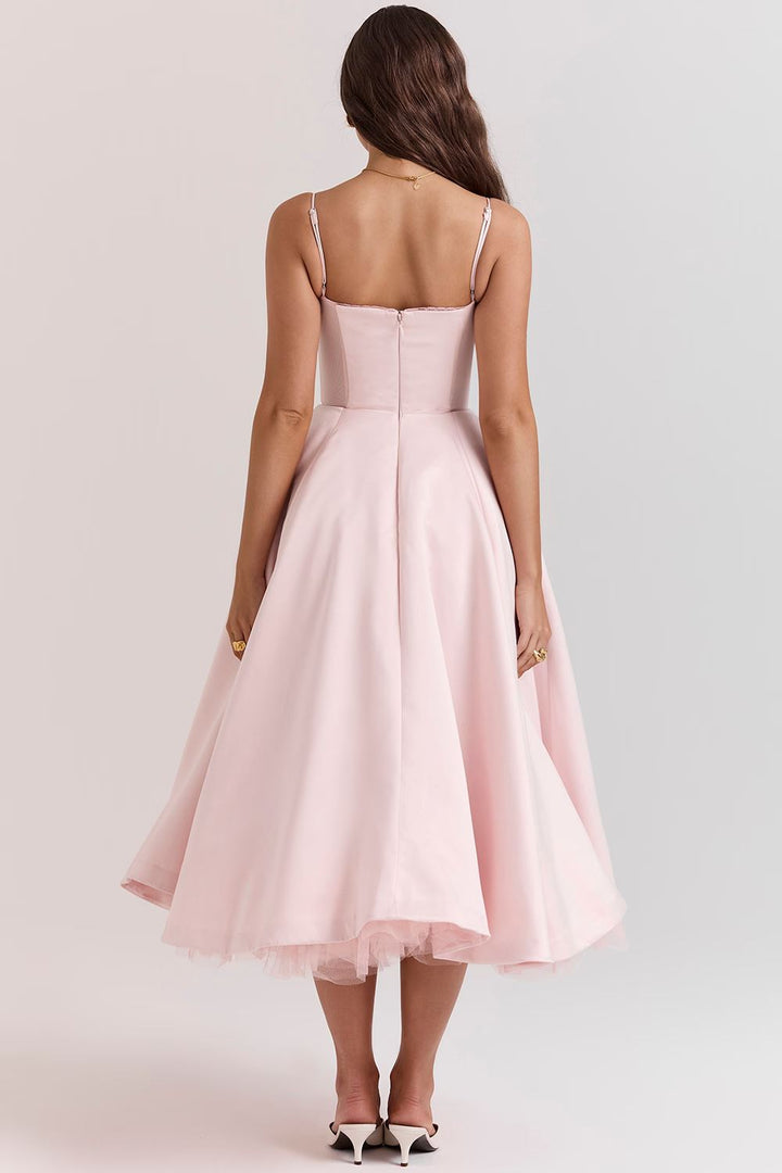 Vanessa Elegant Satin Party Dress DRESS/ATELIER 