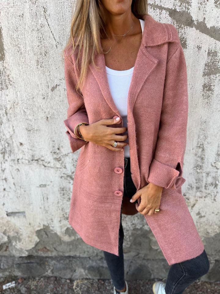 Ada™ | Stylish Long Knit Coat