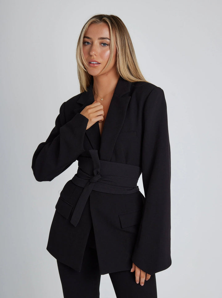 Victoria™ - Moderne Blazer JURKJESBOETIEK Zwart S 