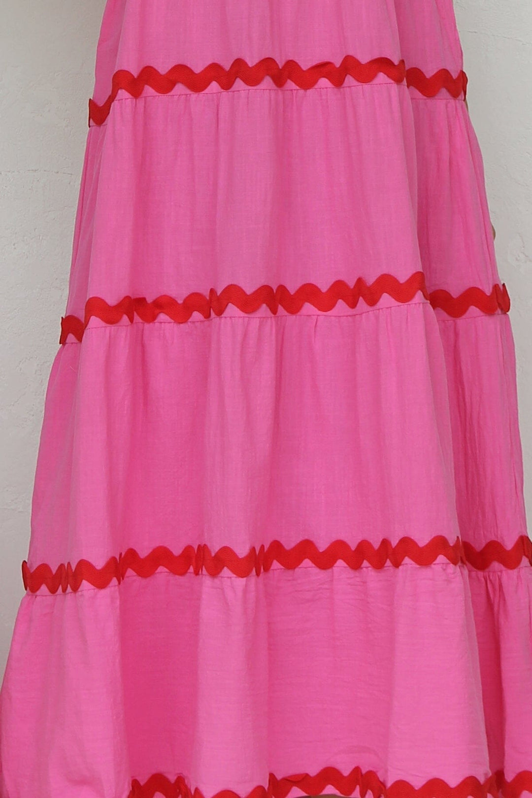 Inari Roze Midi Jurk Maxi Dresses JURKJESBOETIEK 