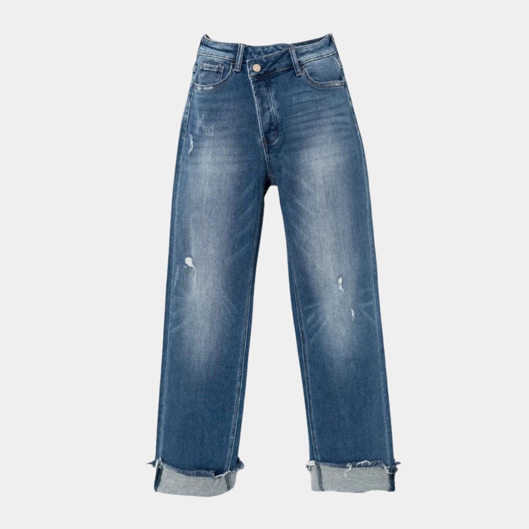 Mia Comfortable Jeans met Wijde Pijpen JURKJESBOETIEK 