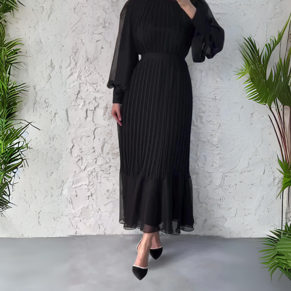 Hannah Pleated Elegant Dress