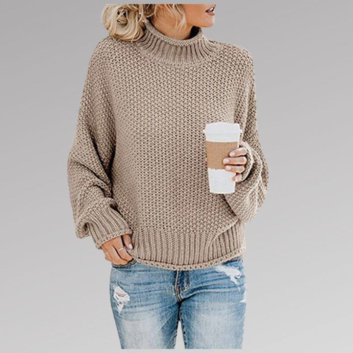 Lotte™ - Classic Knitted Sweater OLIVIA'S Beige S 