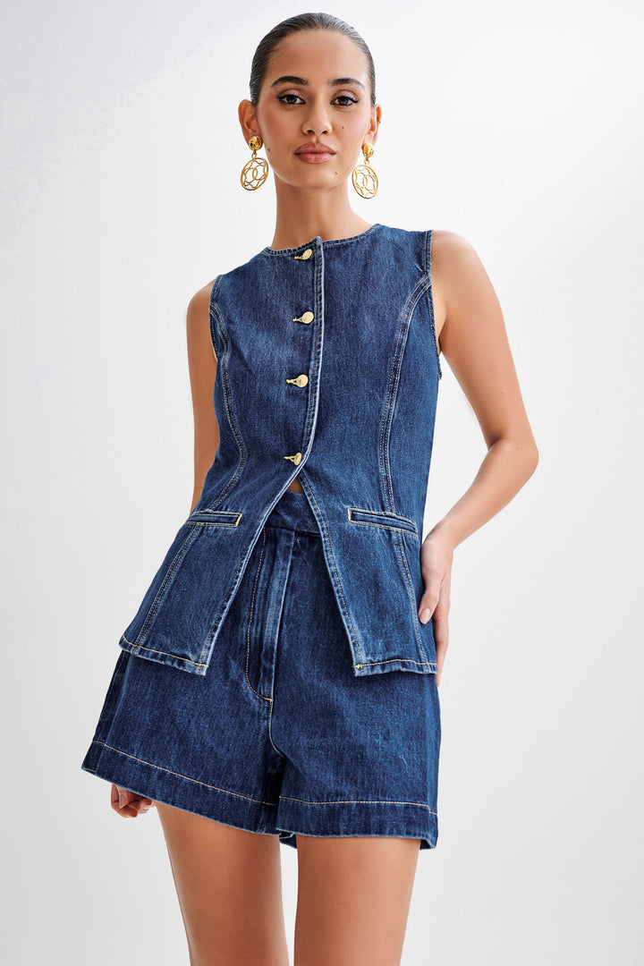 Laura Two-Piece Denim Set