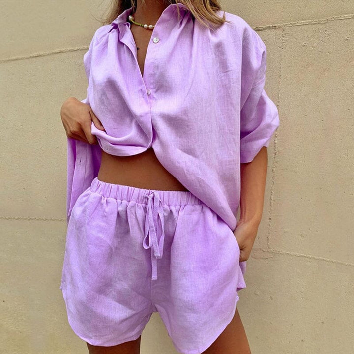 Daisy Comfy Outfit Set Women's Outfit Set SOPHIE/CLAIRE Purple S 