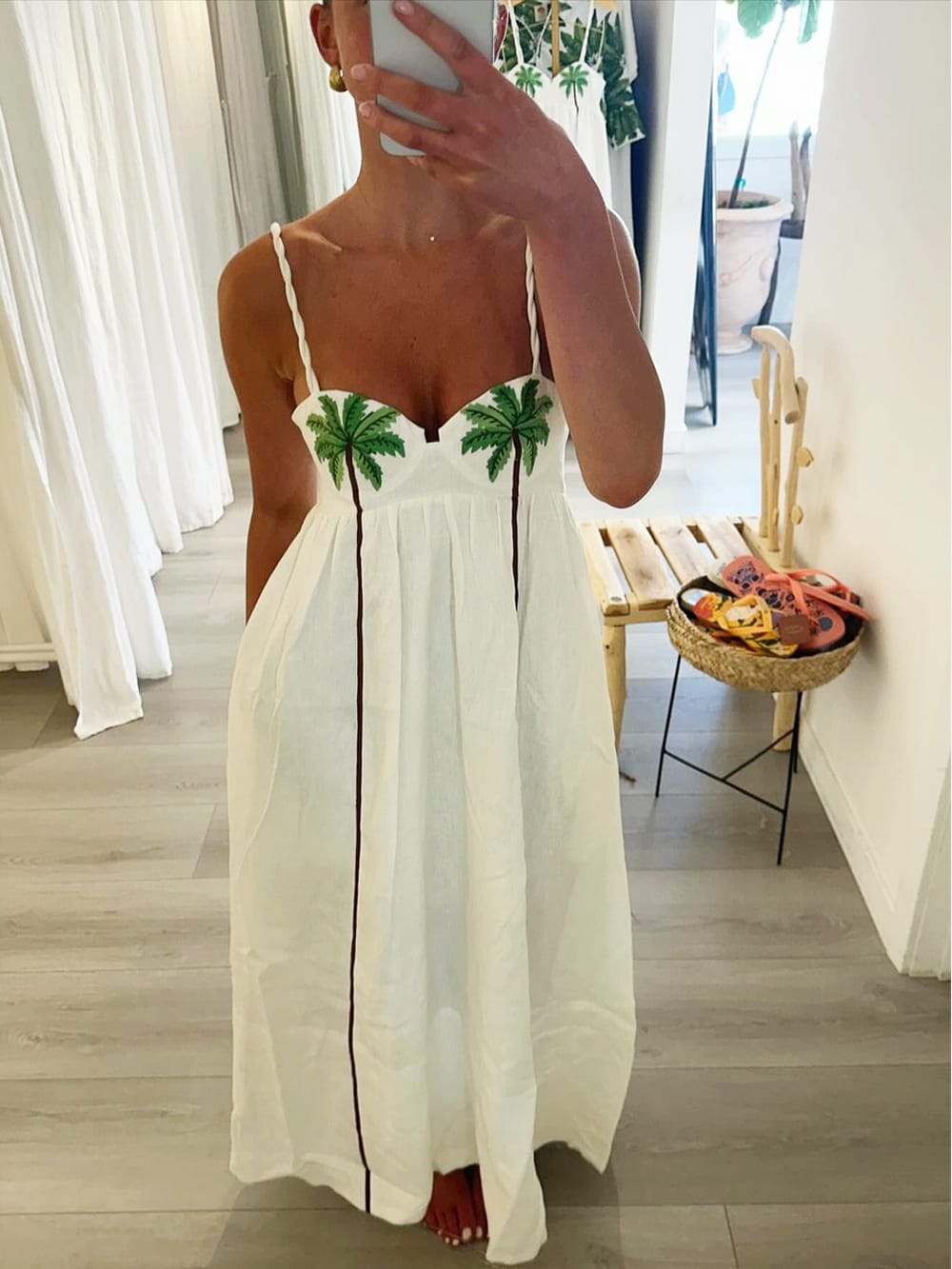 Zoe Slip Jurk Palm Oasis Maxi Dresses JURKJESBOETIEK 