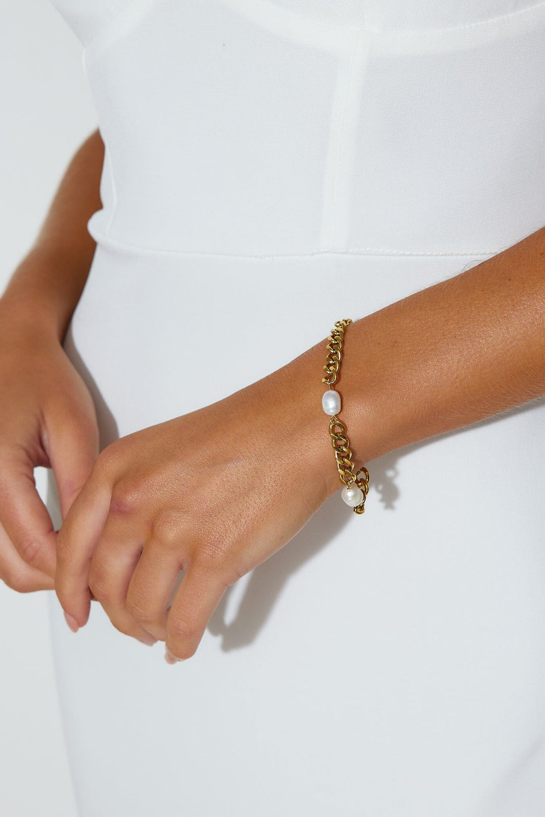 18k Gold Plated Chains To Be Seen Bracelet Gold Bracelet DRESS/ATELIER 