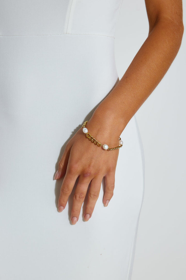 18k Gold Plated Chains To Be Seen Bracelet Gold Bracelet DRESS/ATELIER 