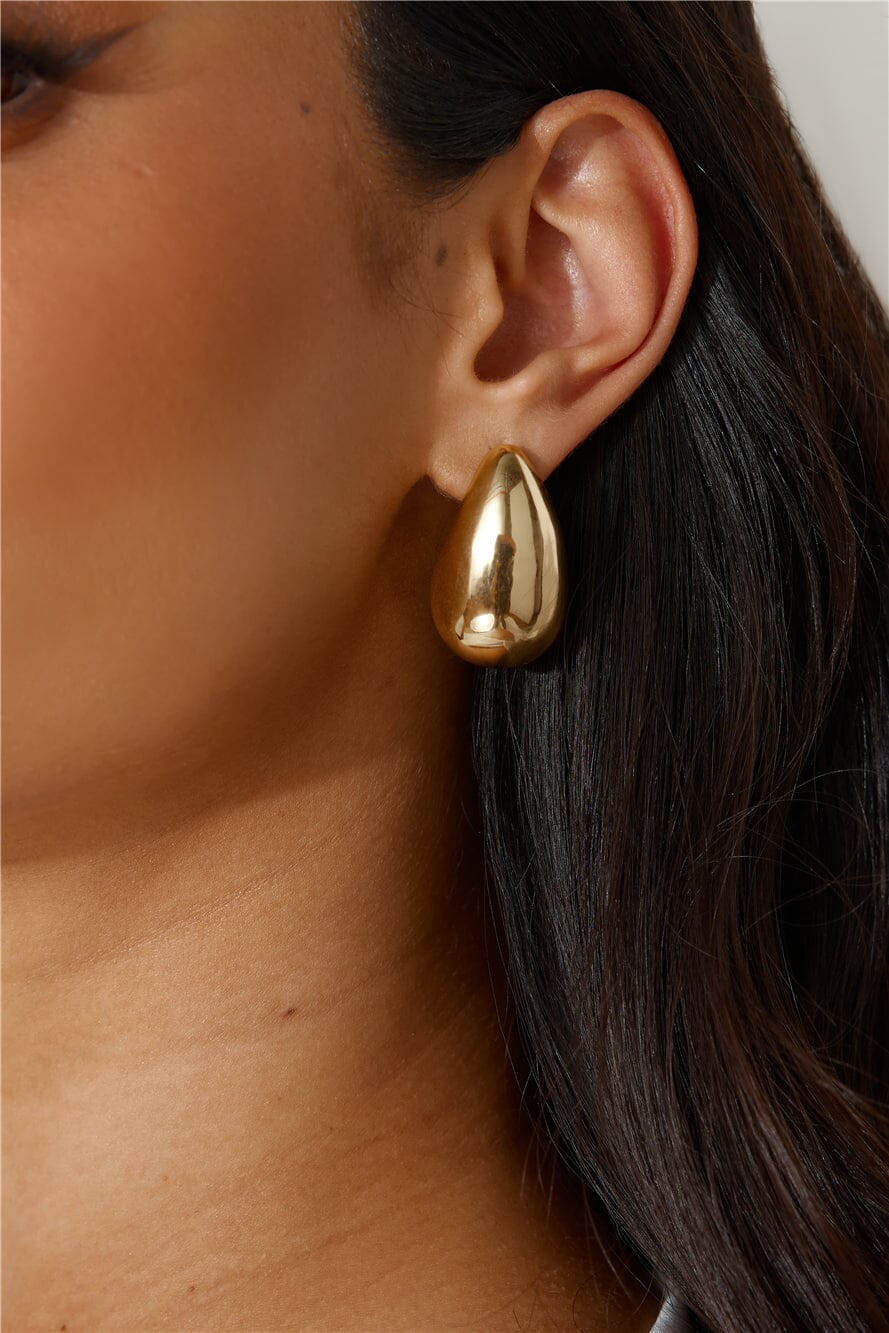 18k Gold Plated Dates At Night Earrings Gold Earrings DRESS/ATELIER 