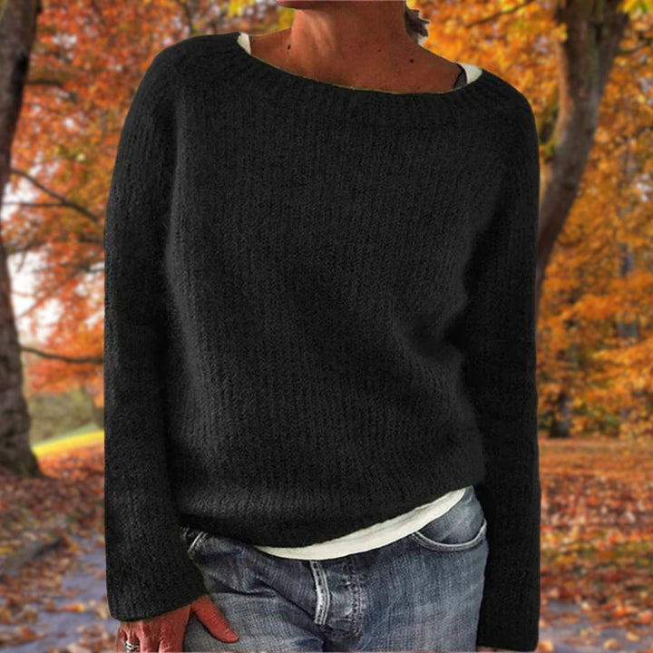 Claire™ | Cozy Ribbed Knit Sweater