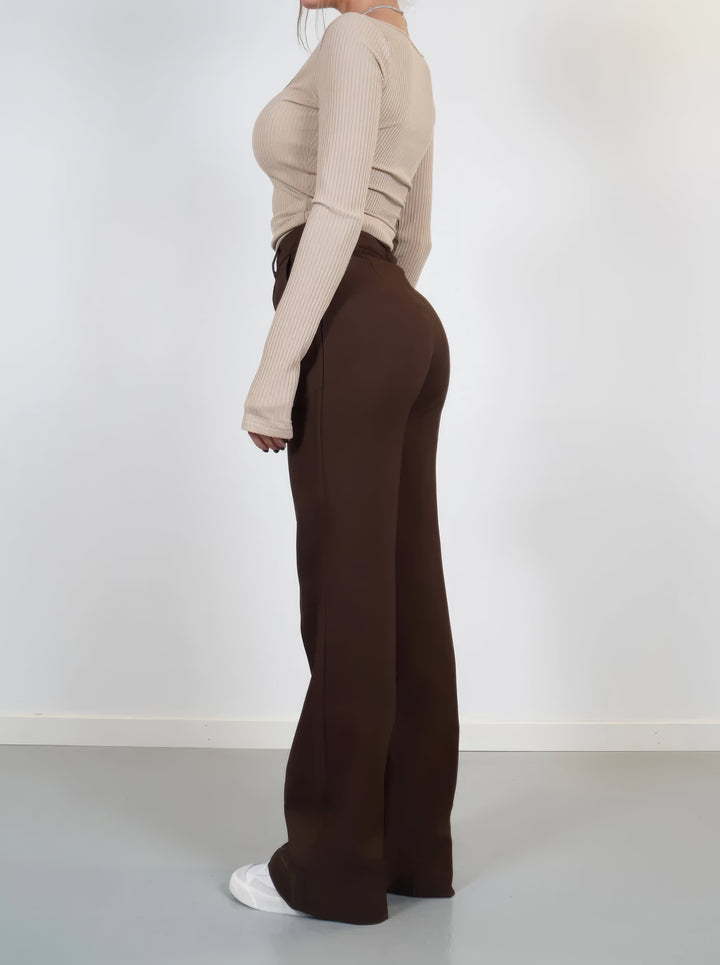 Lena Casual Wide-Leg Trousers autumn DRESS/ATELIER 