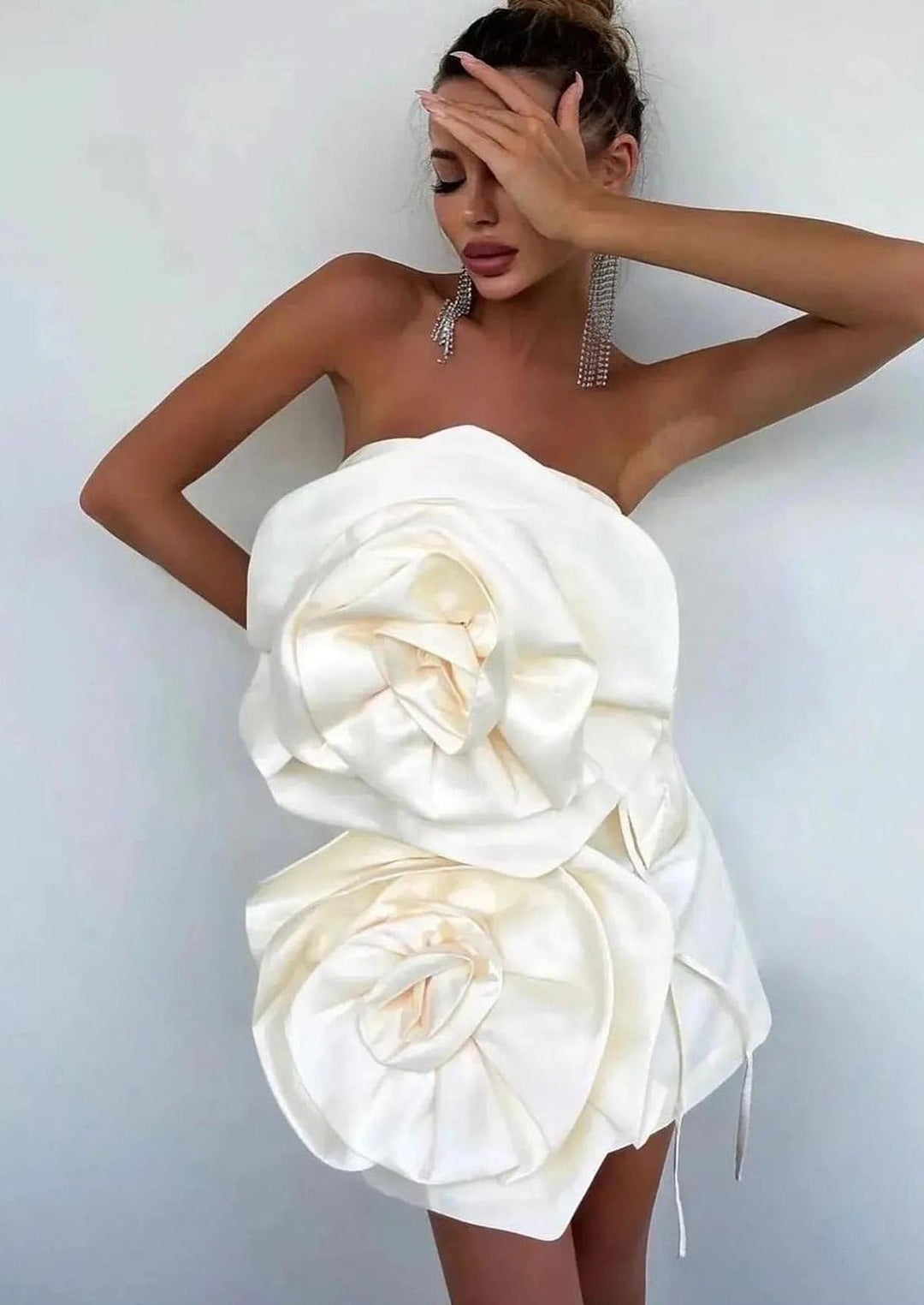 Elora Luxury Ivory Dress