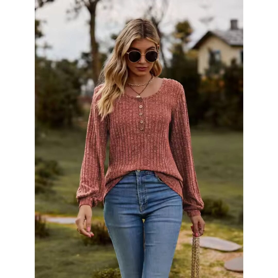 Kaitlyn™ - Elegante Pullover JURKJESBOETIEK Rood S 