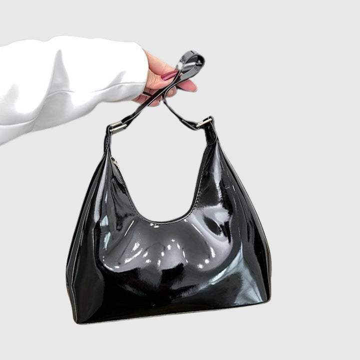 KLARA™ | Shiny Chic Tas JURKJESBOETIEK Zwart 