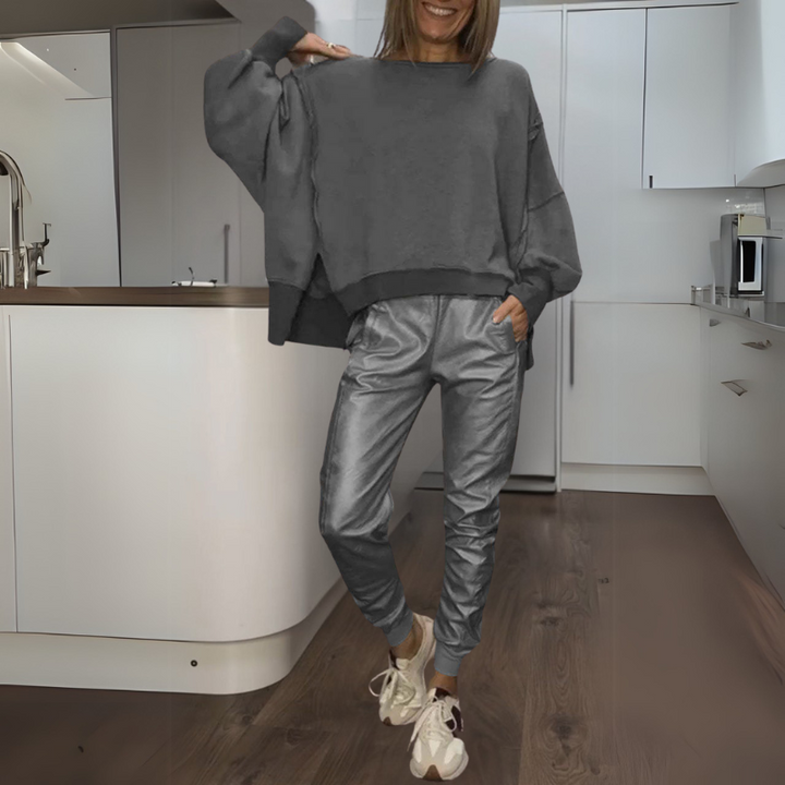 Tomasa™ | Satin Sweater Set
