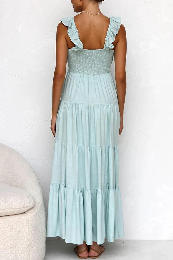 Celeste V-Neck Maxi Dress