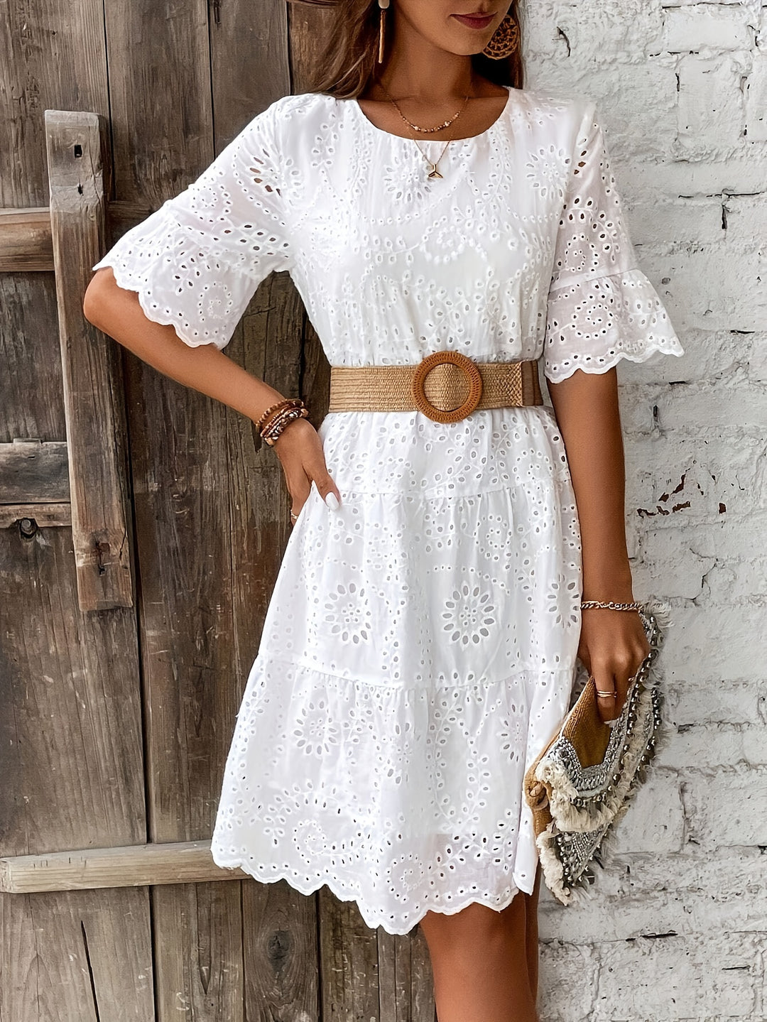 Lylia Loose Lace Dress