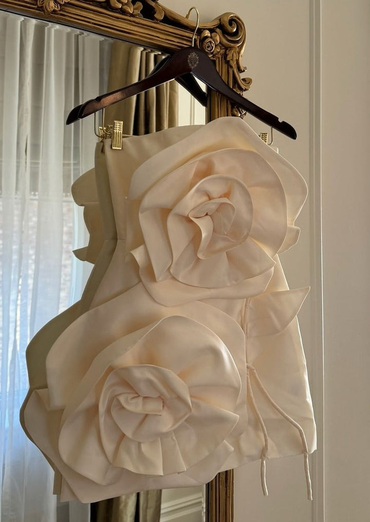 Elora Luxury Ivory Dress