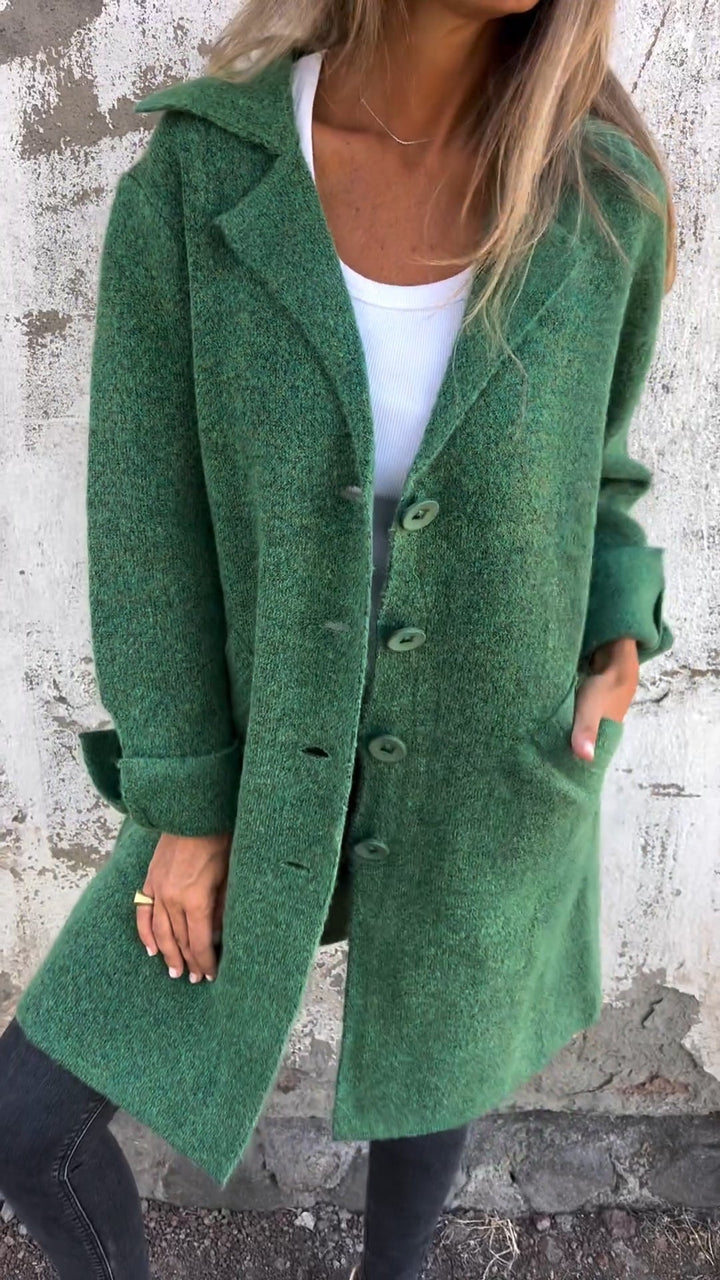 Ada™ | Stylish Long Knit Coat