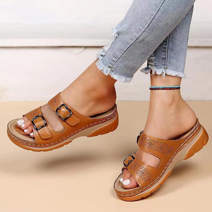 Comfort Soles™ - Orthopedic Leather Sandals