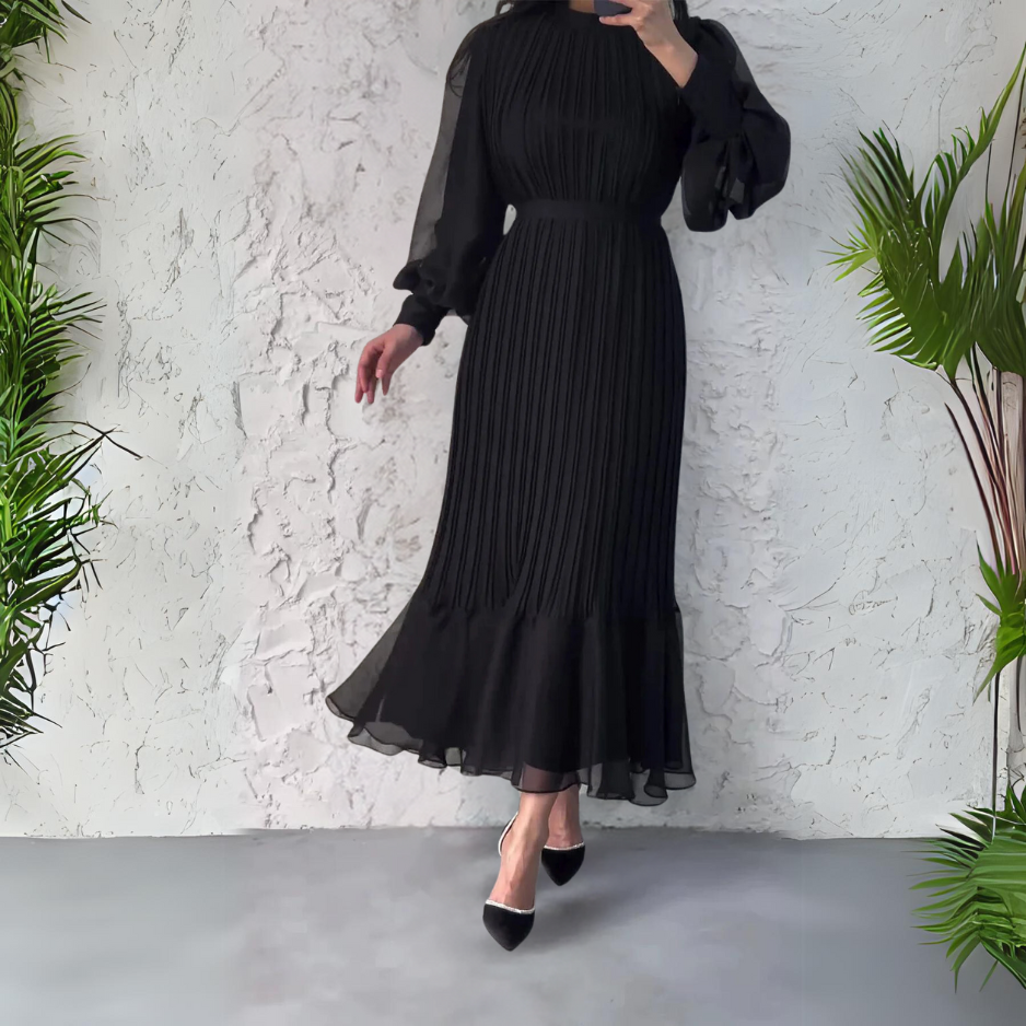 Hannah Pleated Elegant Dress