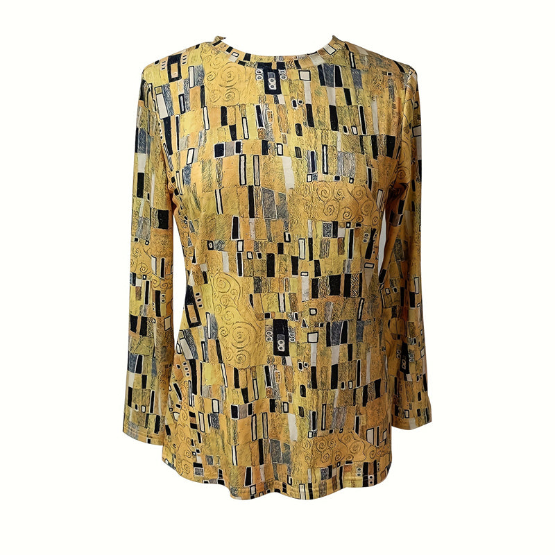 Annie Vintage Abstract Print T-Shirt