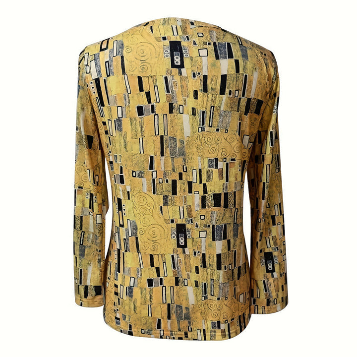 Annie Vintage Abstract Print T-Shirt