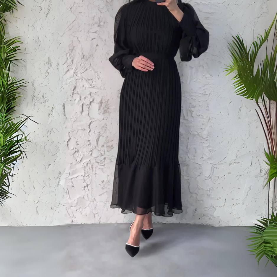 Hannah Pleated Elegant Dress