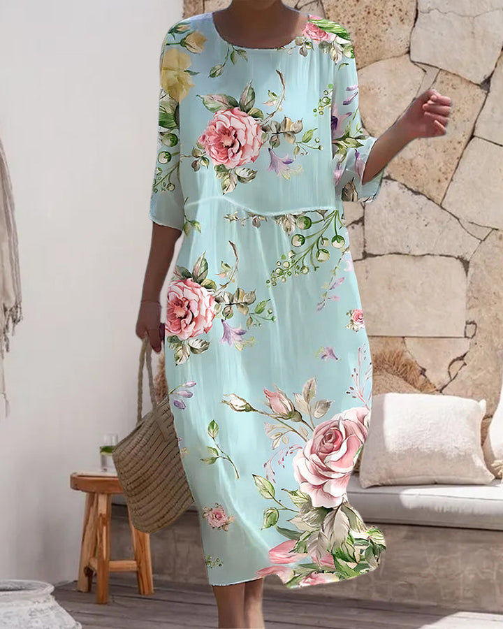 Sundara Elegant Floral Dress