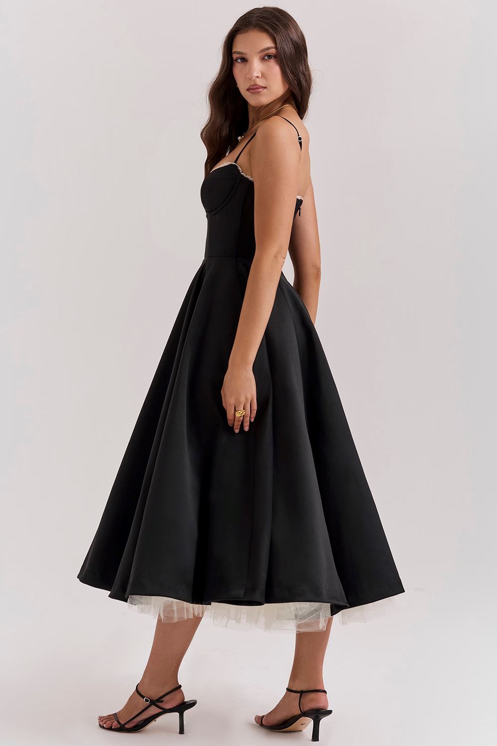 Vanessa Elegant Satin Party Dress DRESS/ATELIER 