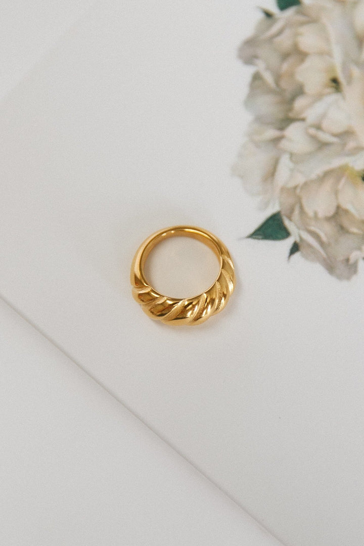 18K Gold Plated Daydreaming About You Ring Boho Rings DRESS/ATELIER 