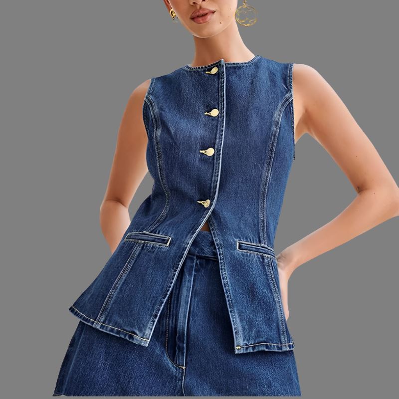 Lorna Two-Piece Denim Set SOPHIE/CLAIRE 