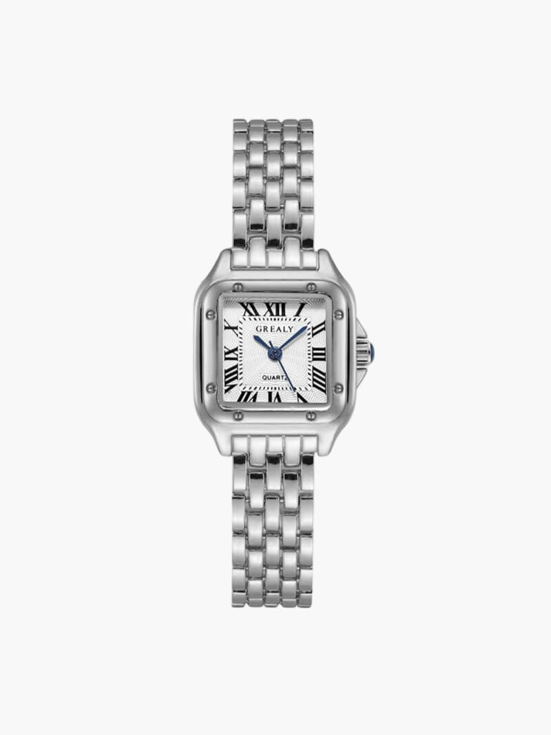 Novessa Premium Square Quartz Watch accessories DRESS/ATELIER Silver 