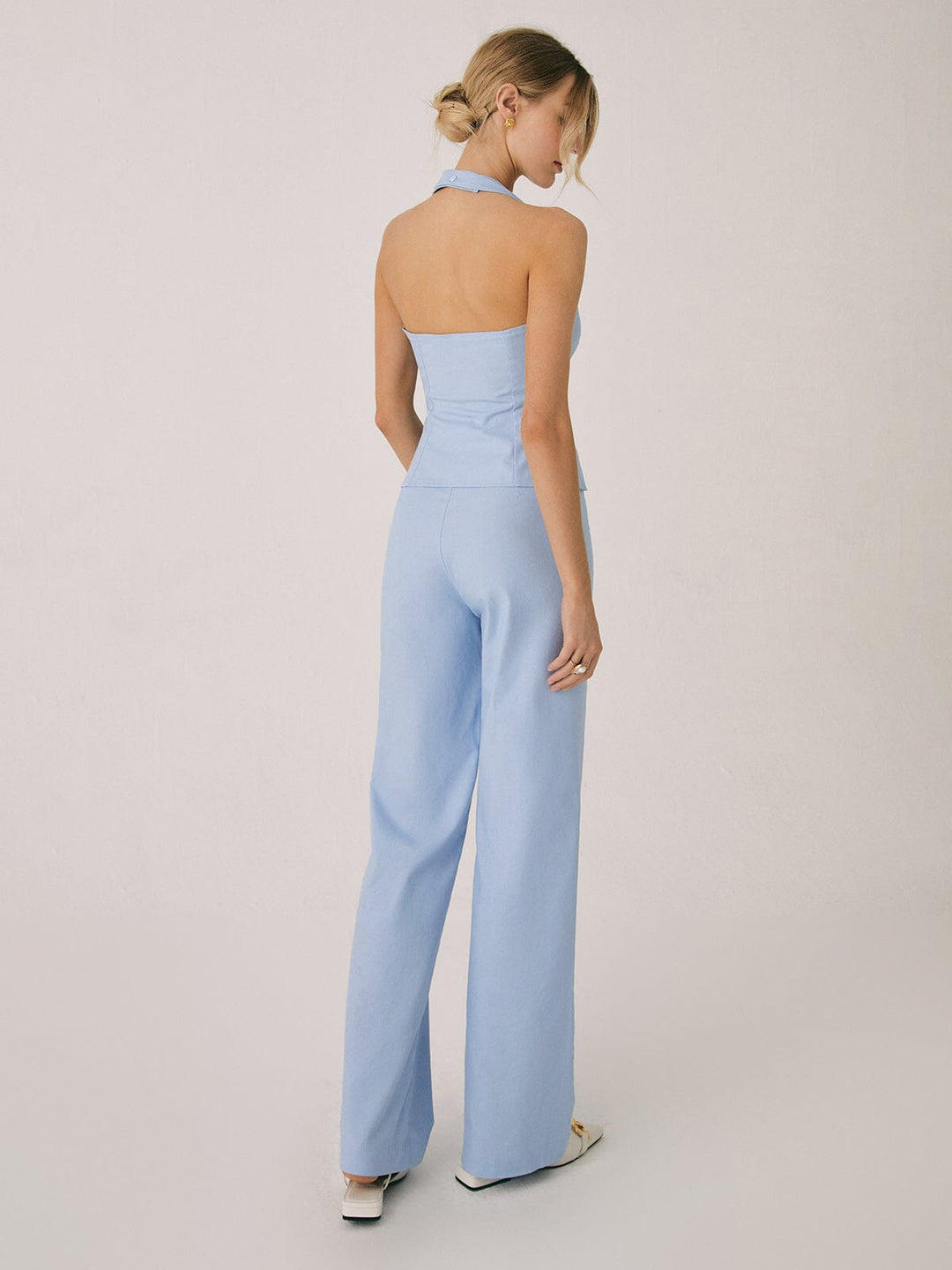 Luna Straight Pants Set Old Money Style SOPHIE/CLAIRE 