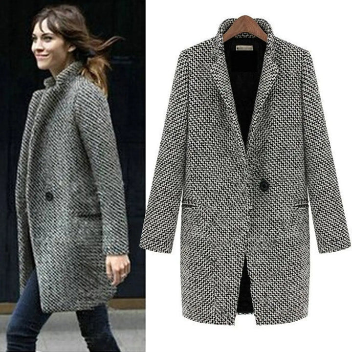 Klara™ | Elegant Long Wool Coat