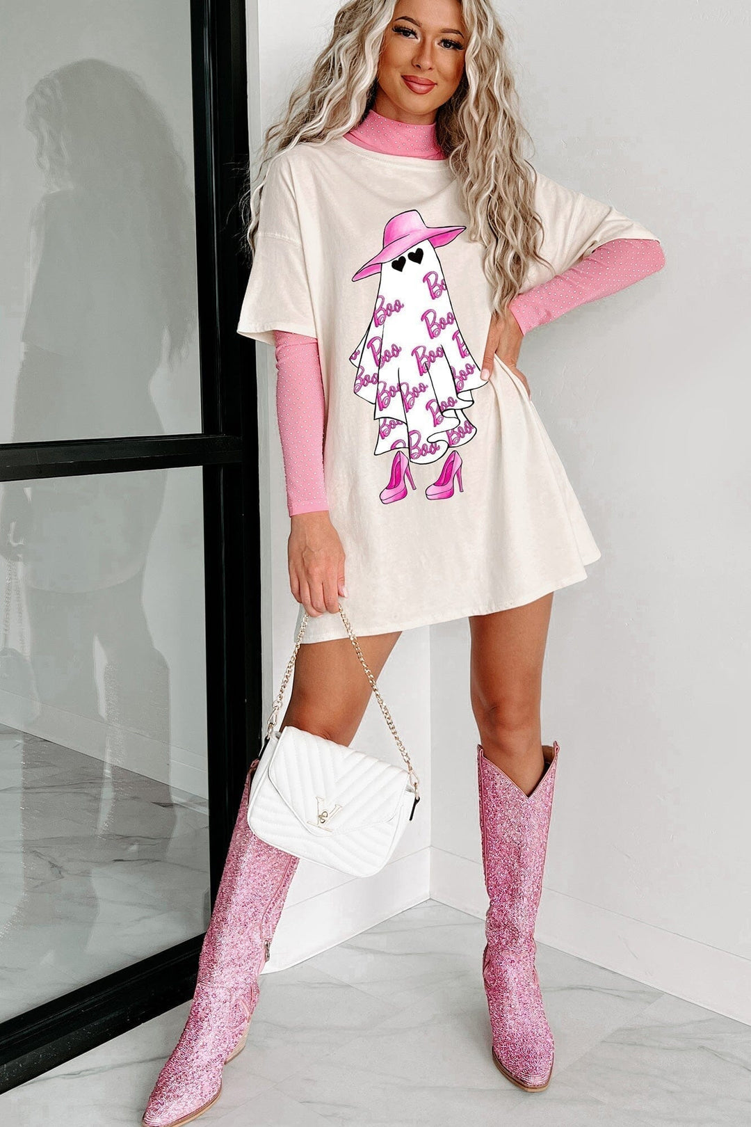 Girly Ghost Oversized T-Shirt T-Shirt JURKJESBOETIEK 