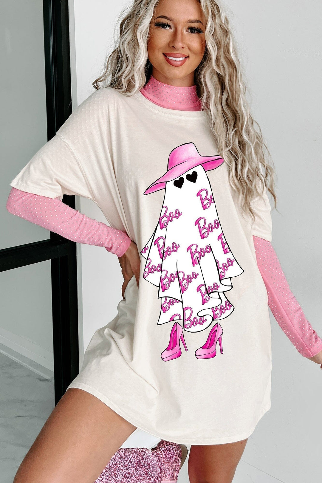 Girly Ghost Oversized T-Shirt T-Shirt JURKJESBOETIEK 