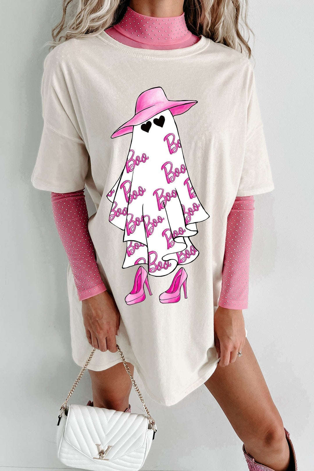 Girly Ghost Oversized T-Shirt T-Shirt JURKJESBOETIEK 