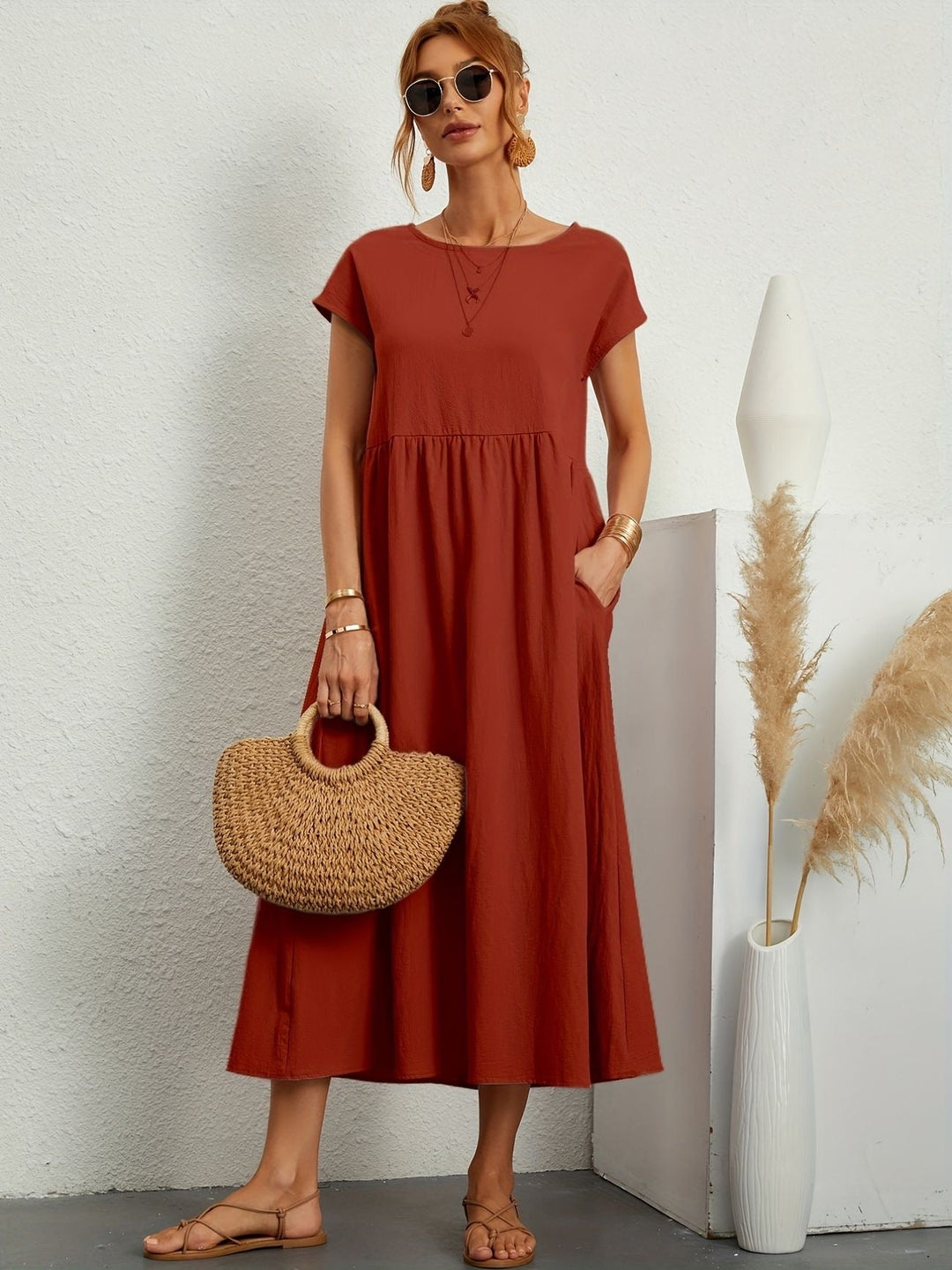 Celeste Elegant Casual Dress