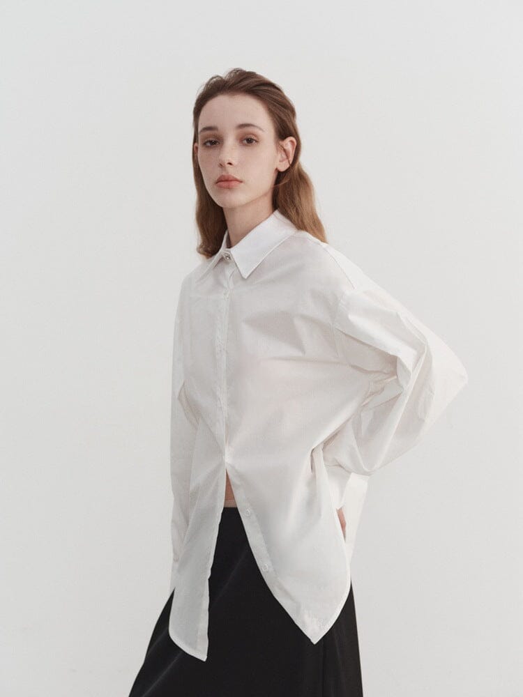 Maris™ - Minimalistisch Oversized Relaxed Shirt Shirts JURKJESBOETIEK 