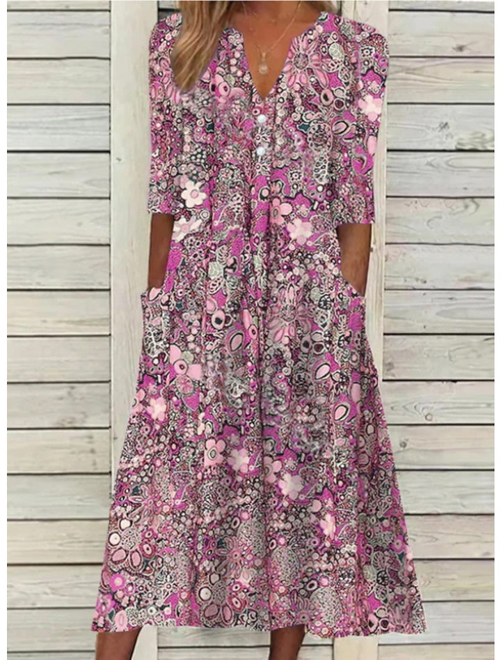 Maali Elegant Autumn Dress