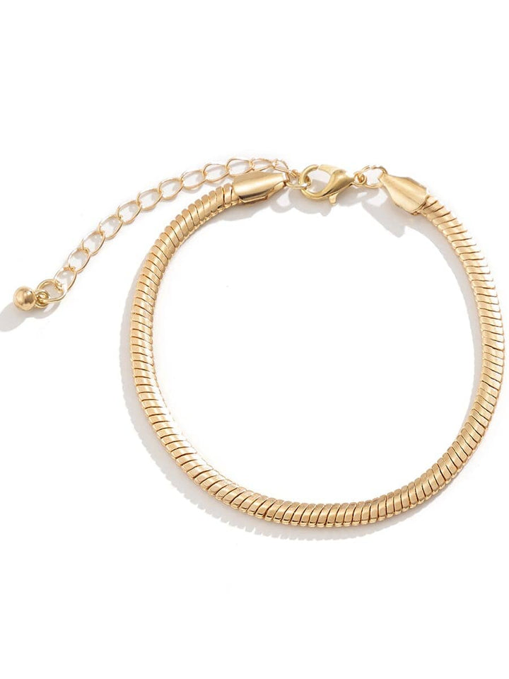 Flat Snake Bone Bracelet Bracelets DRESS/ATELIER 