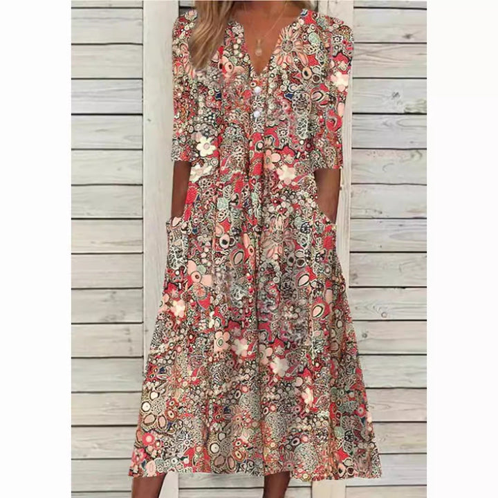 Maali Elegant Autumn Dress