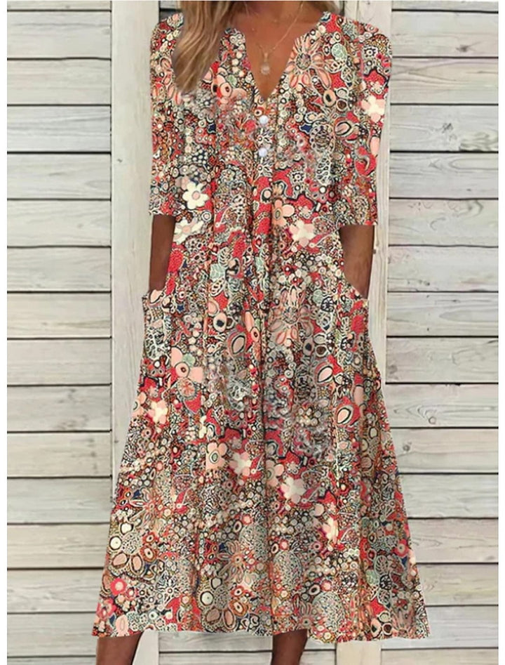 Maali Elegant Autumn Dress