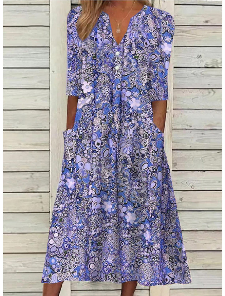 Maali Elegant Autumn Dress